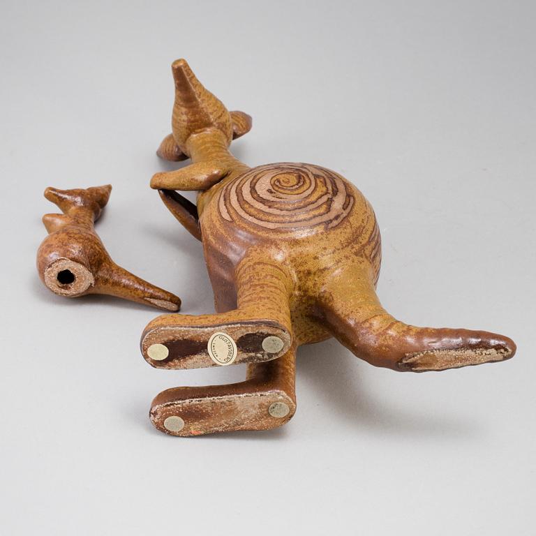 A stoneware figurine by Lisa Larson, Gustavsberg 1966-1979.