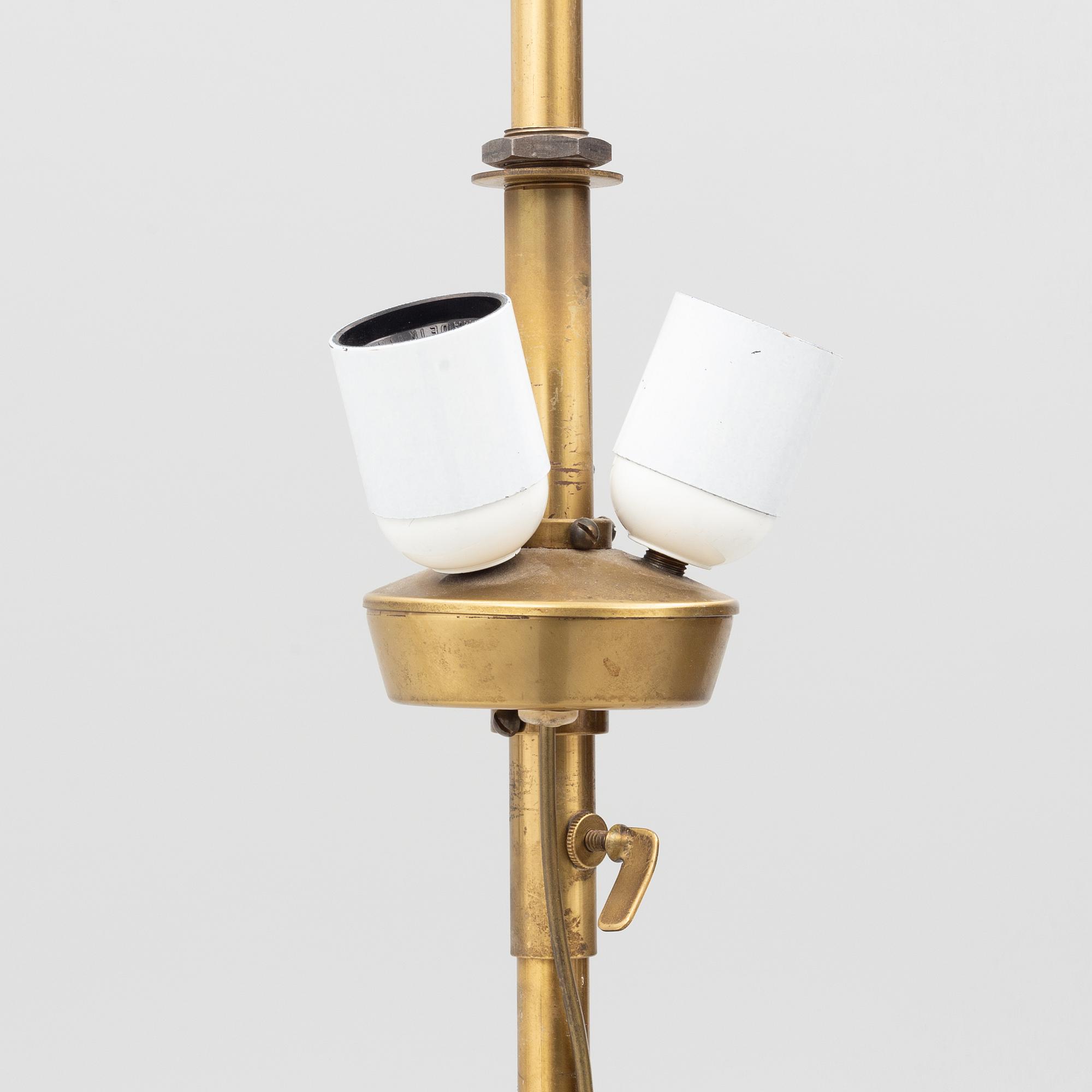 Floor lamp, branded with badge Svensk Hemslöjd, typ B 3900.