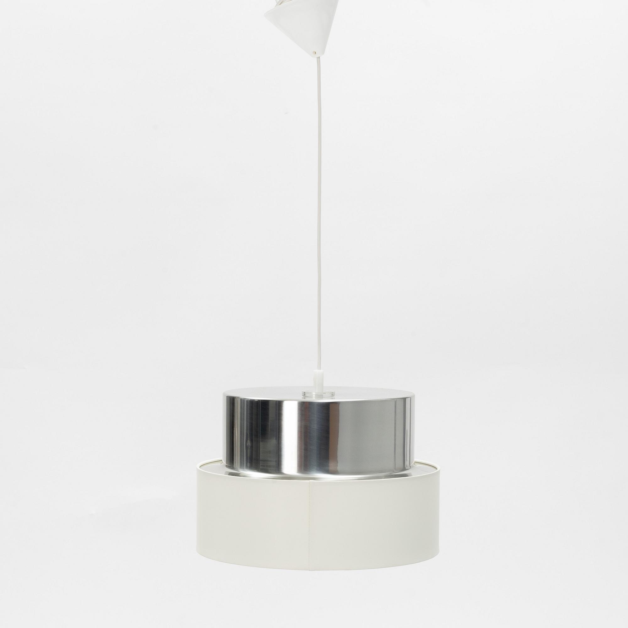 Uno & Östen Kristiansson, a ceiling light from the 'Cylindus' series, Luxus, Vittsjö, 1970's.