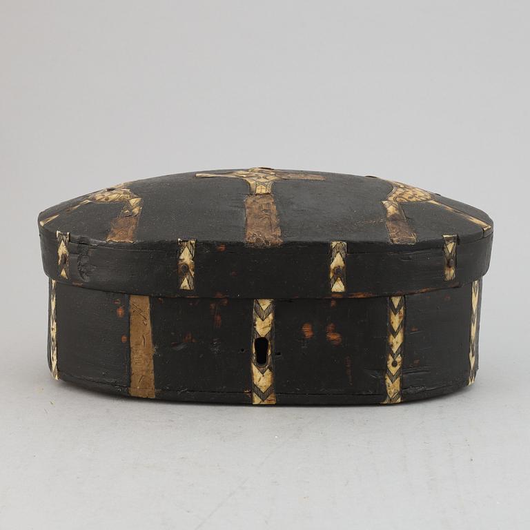 Svepask med lock, 17/1800-tal.