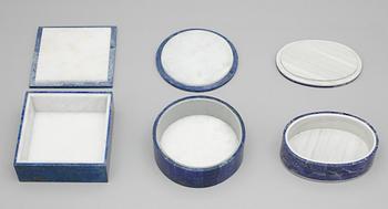 ASKAR, 3 delar, Lapis lazuli, 1900-tal.