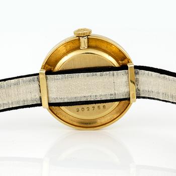 2 ARMBANDSUR, en 18K guld, Zenith, Vikt 14,39 g (exkl bandet) samt en Cardinal, 14K guld med diamanter tot ca 0,06 ct.
