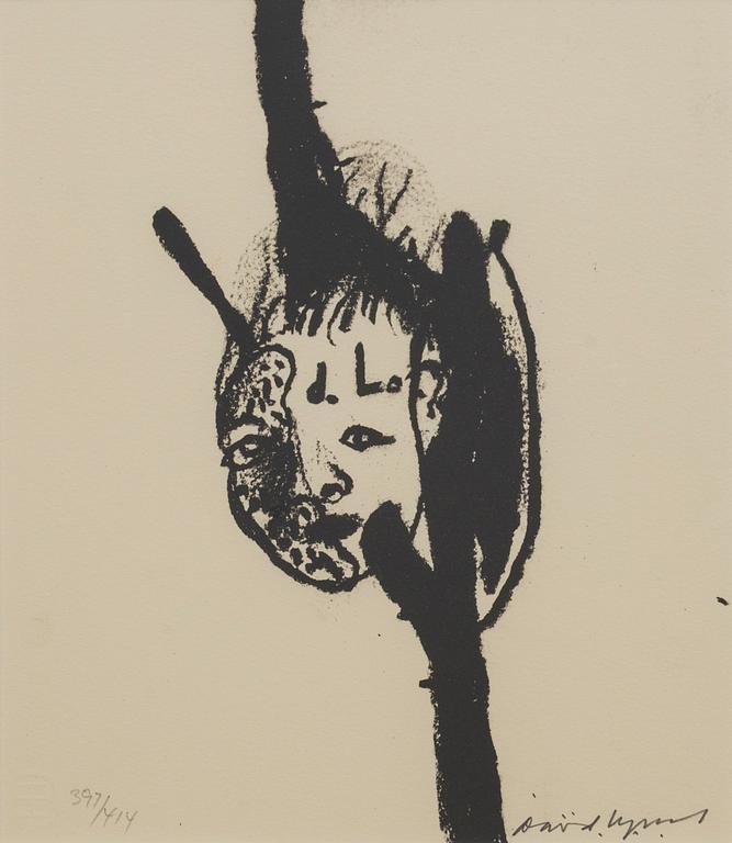 DAVID LYNCH, lithograph signed and numbered 397/414.