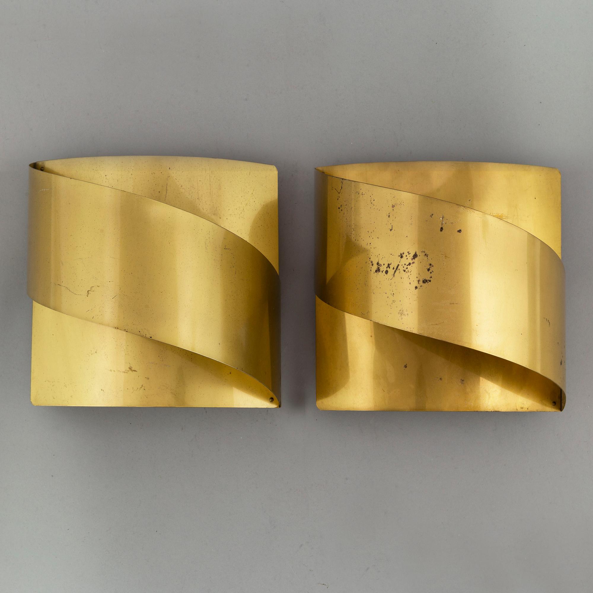 PETER CELSING, vägglampor, 2 st, "Band", Falkenberg belysning.