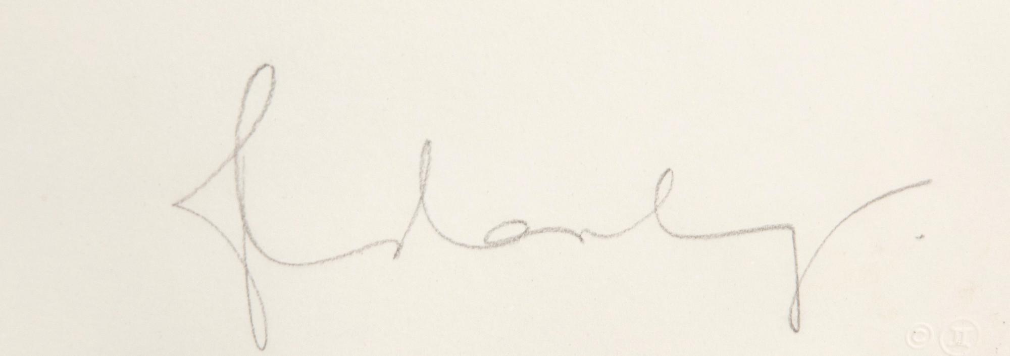 Claes Oldenburg,  lithograph signed and numbered 15/24.