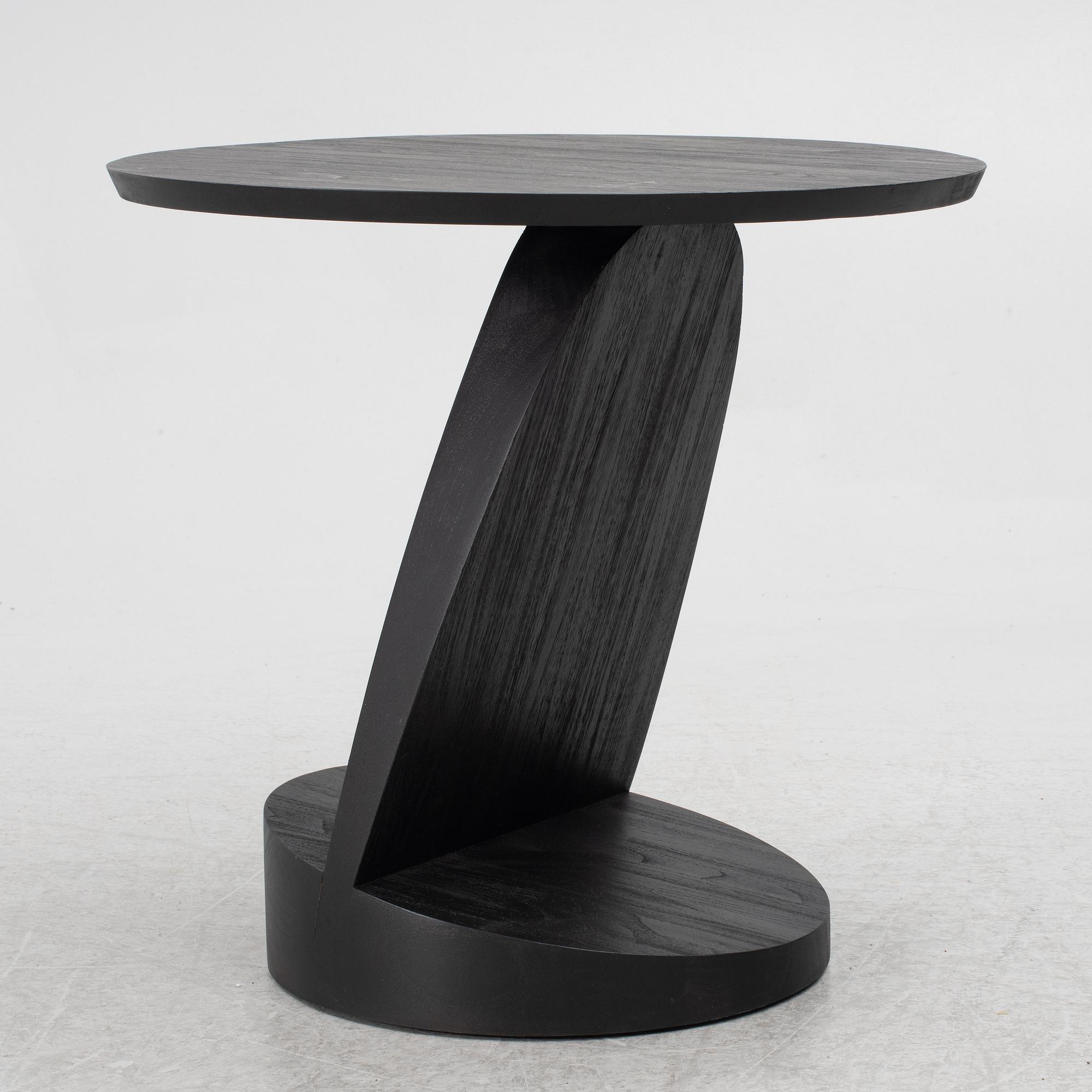 Alain van Havre, side table, 'Oblic', Ethnicraft, Belgium, contemporary.
