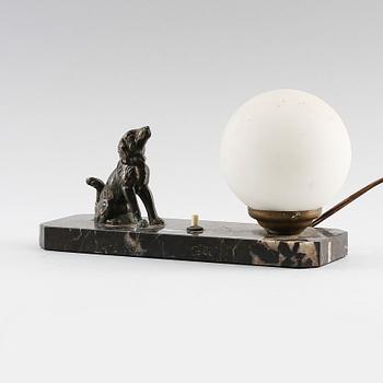 BORDSLAMPA, 1900-talets första hälft.