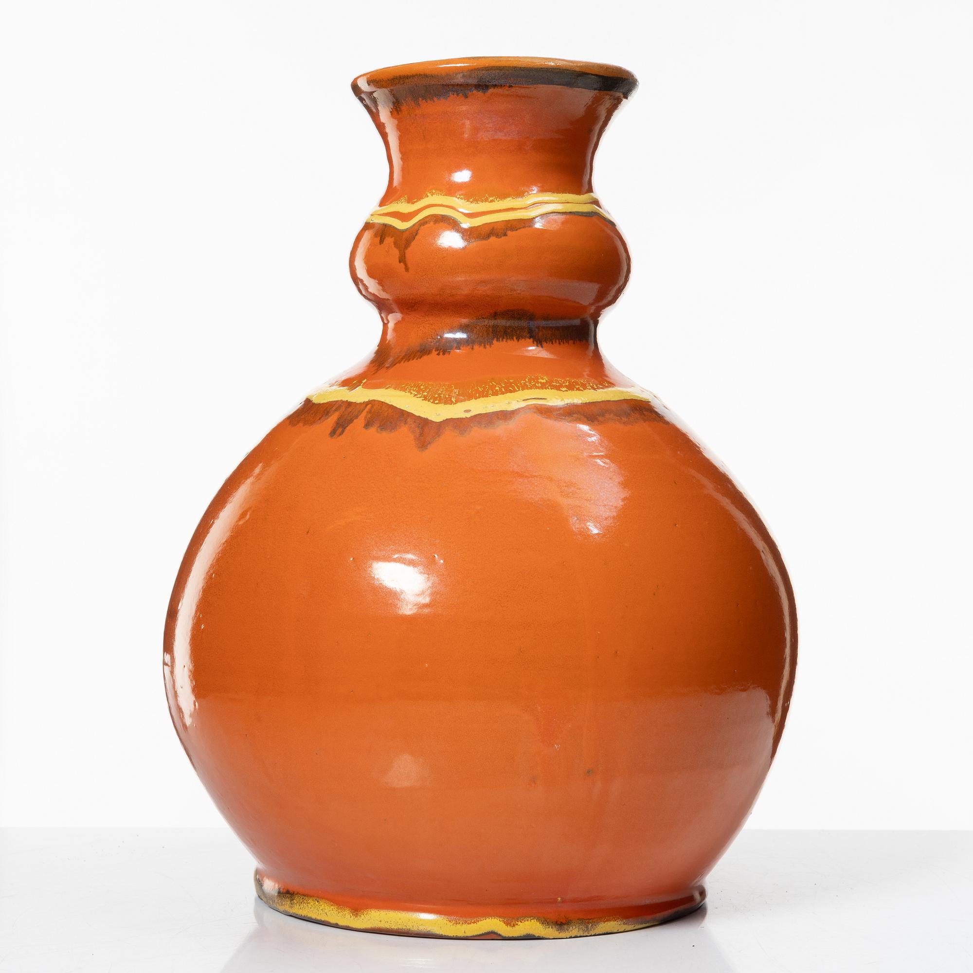 Allan Ebeling, a glazed ceramic vase, Torshälla.