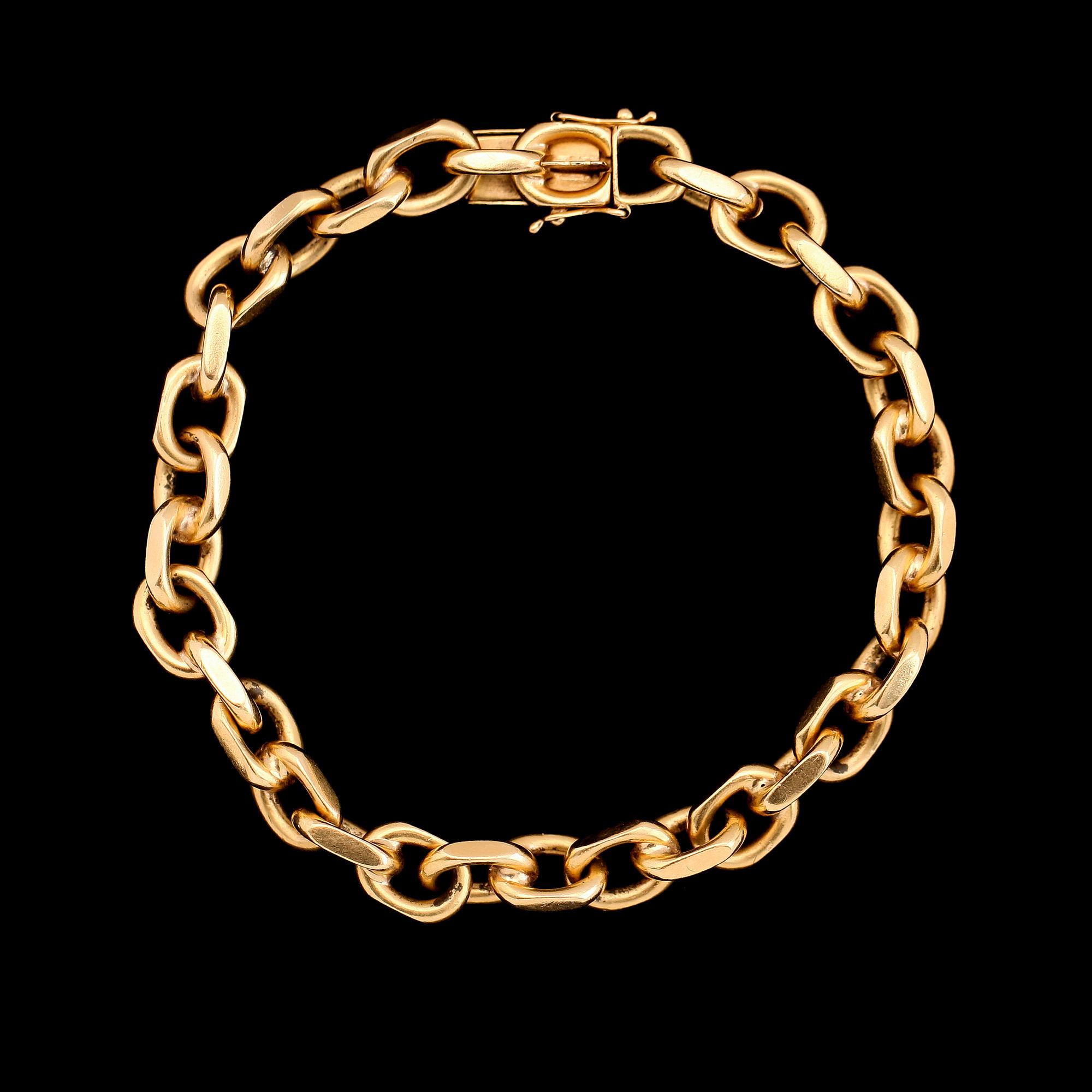 ARMBAND, 18K guld, Stockholm 1960. Vikt ca 34 gram.