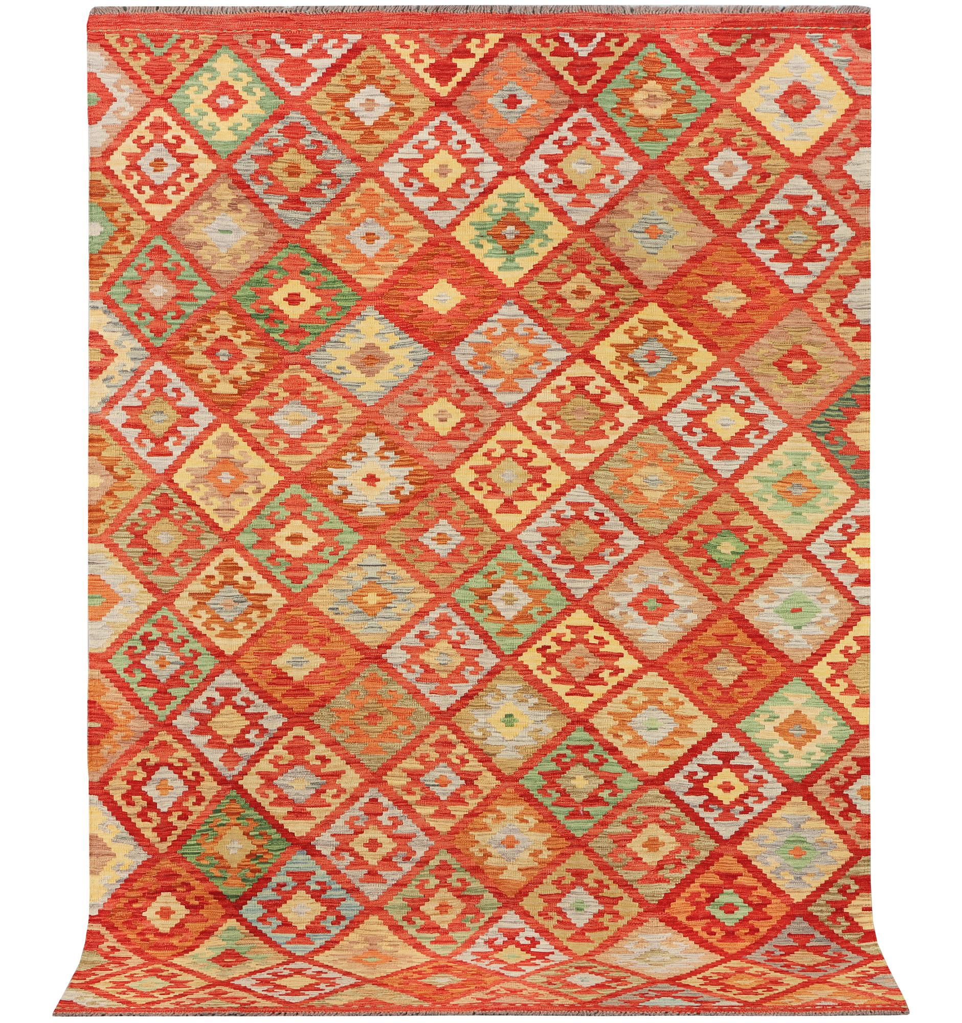 A Kilim carpet, c. 307 x 202 cm.