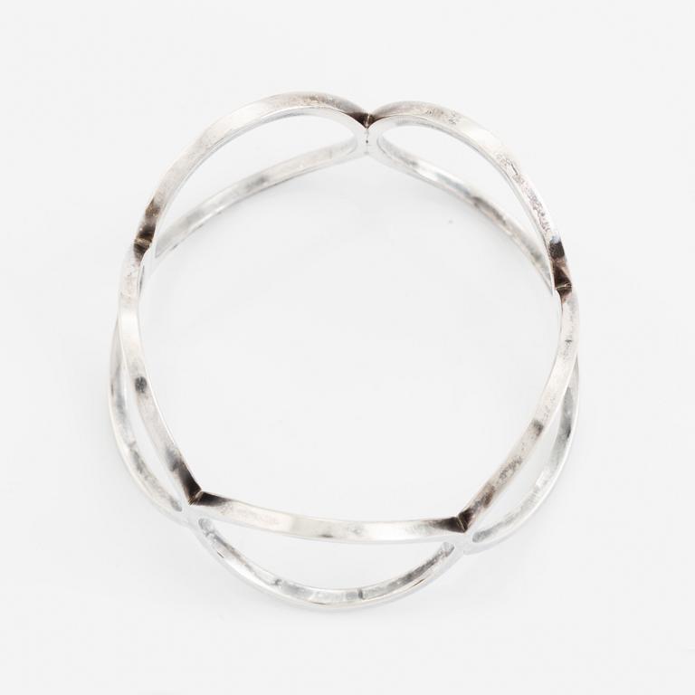 Karl-Ingemar Johansson, armring, sterlingsilver.