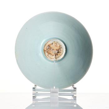 A carved qingbai 'boys' bowl, Song dynasty (960-1279).