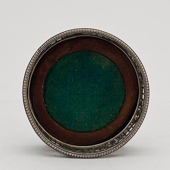 COASTER, silver, London, England,  troligen 1791.