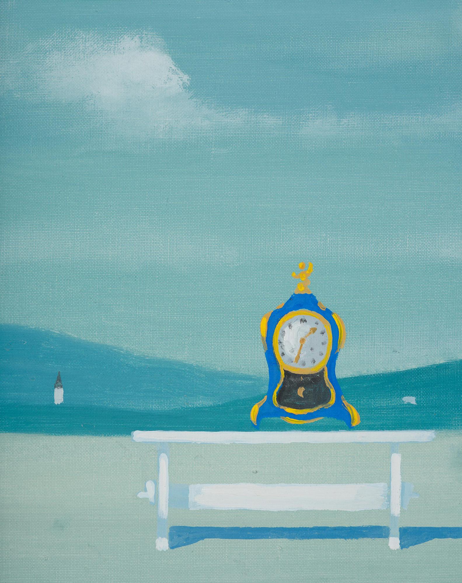 Stellan Mörner, Landscape with a Table Clock.
