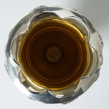 Praktvaser, ett par, sterling silver, 1900-tal.