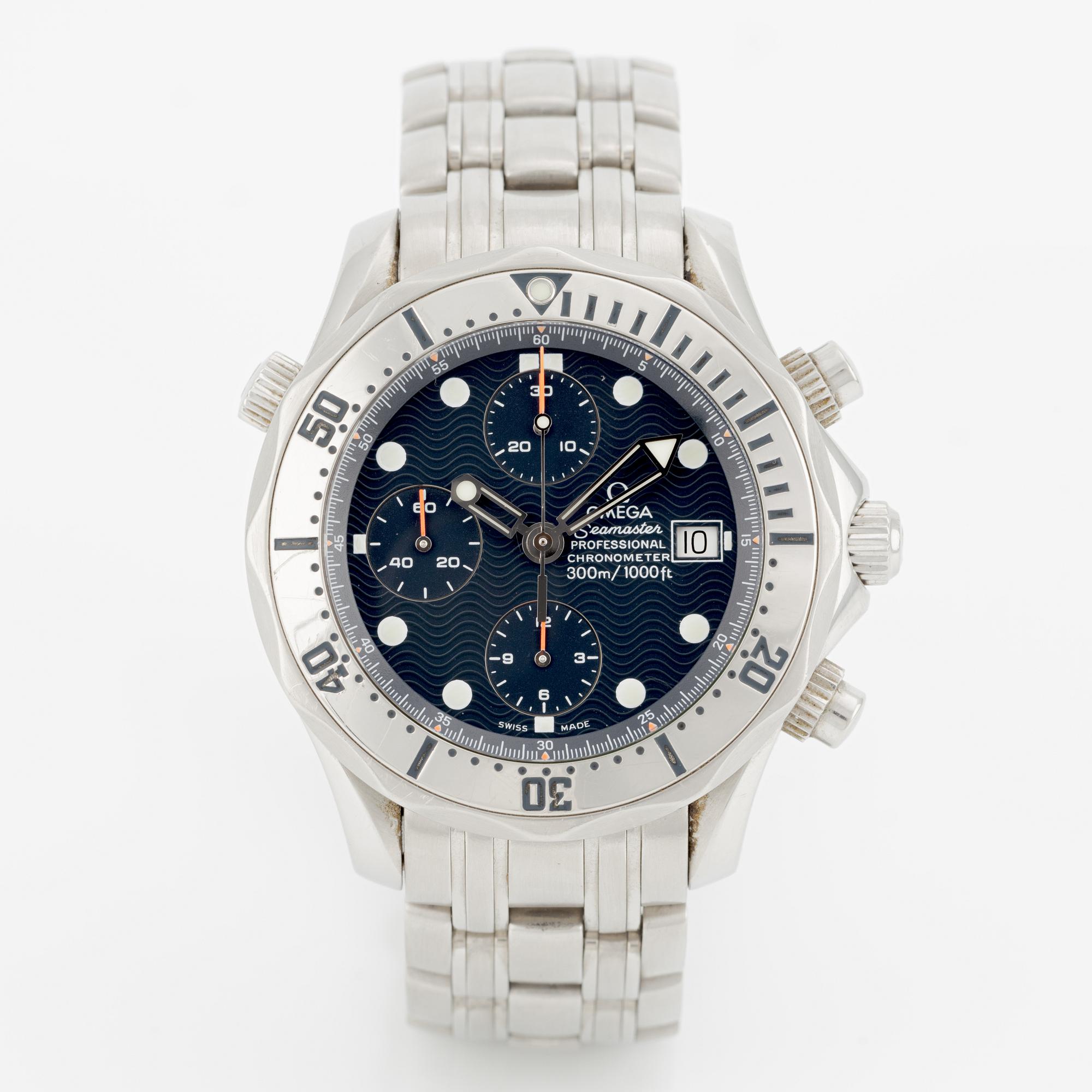 Omega Seamaster, Professional, chronograph, wristwatch, 41.5 mm.