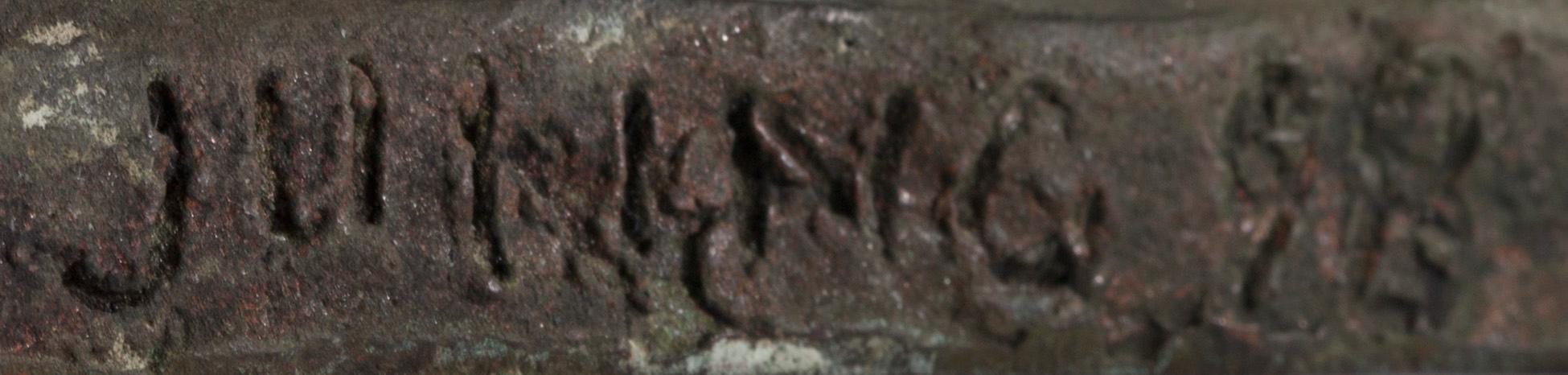 TAPIO JUNNO, skulptur, brons, signerad och daterad -92.