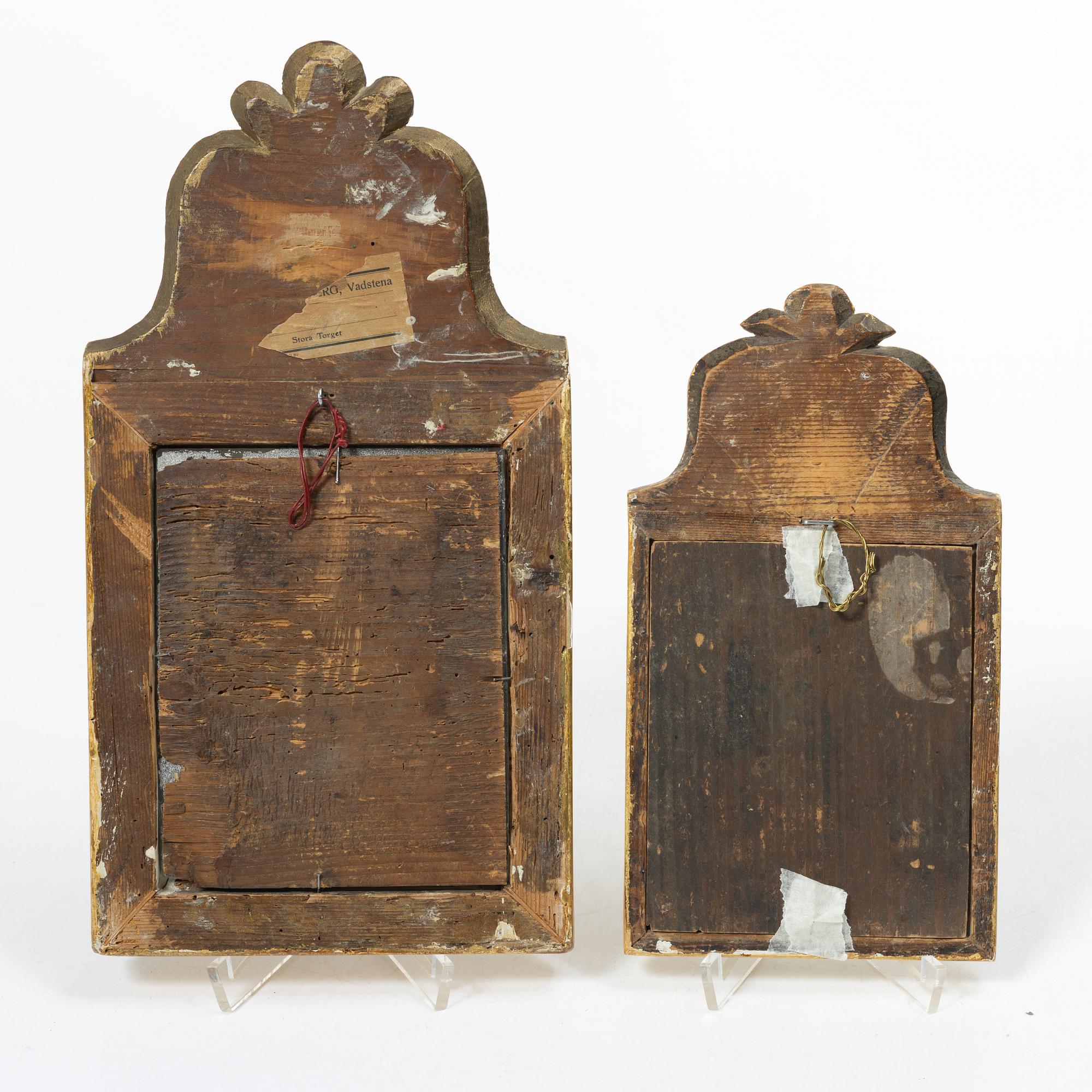 Two 19th century mirrors.