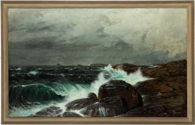 Alfred Thörne, Stormy sea.