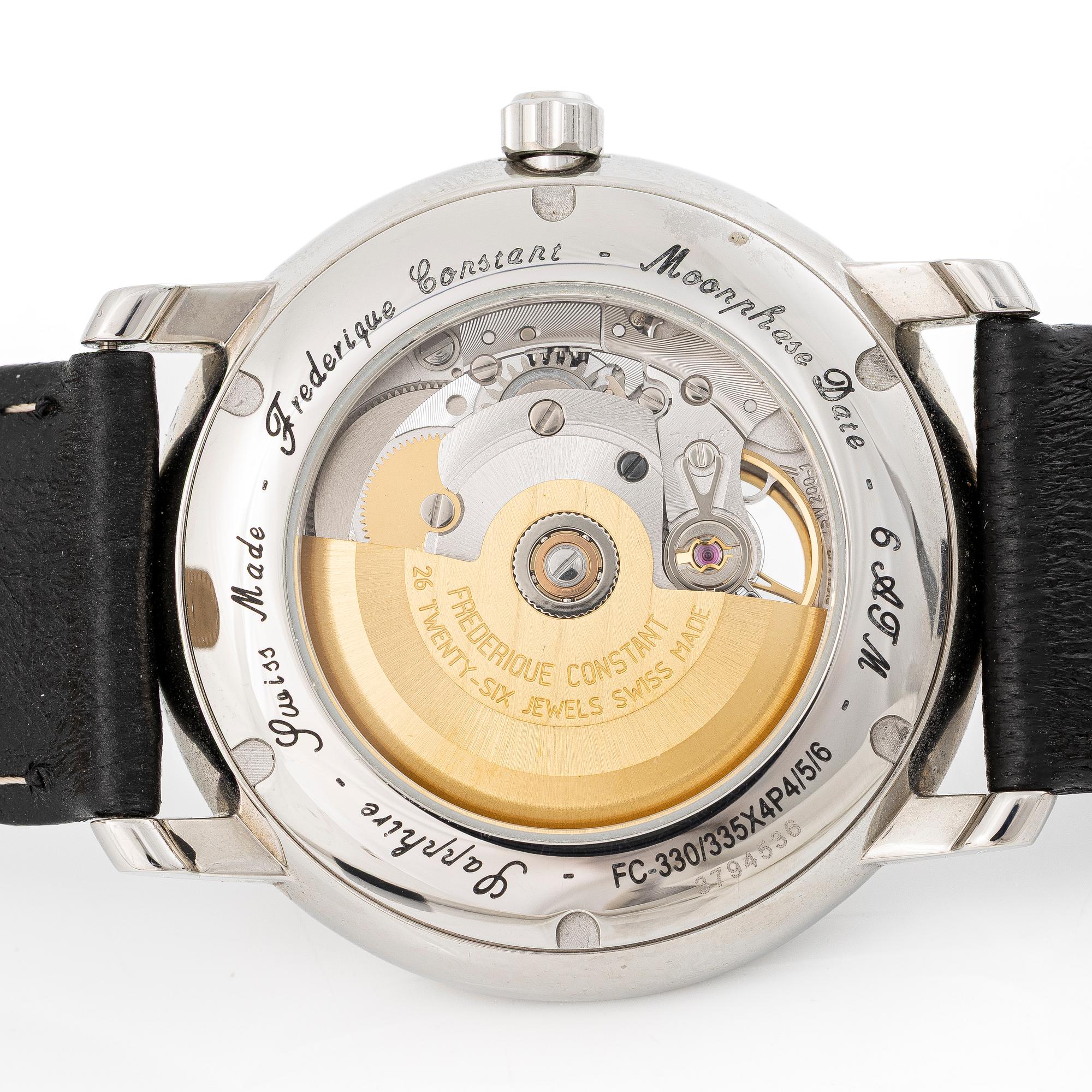 Fredrique Constant, Classics Heart Beat Moonphase Date, wristwatch, 40 mm.