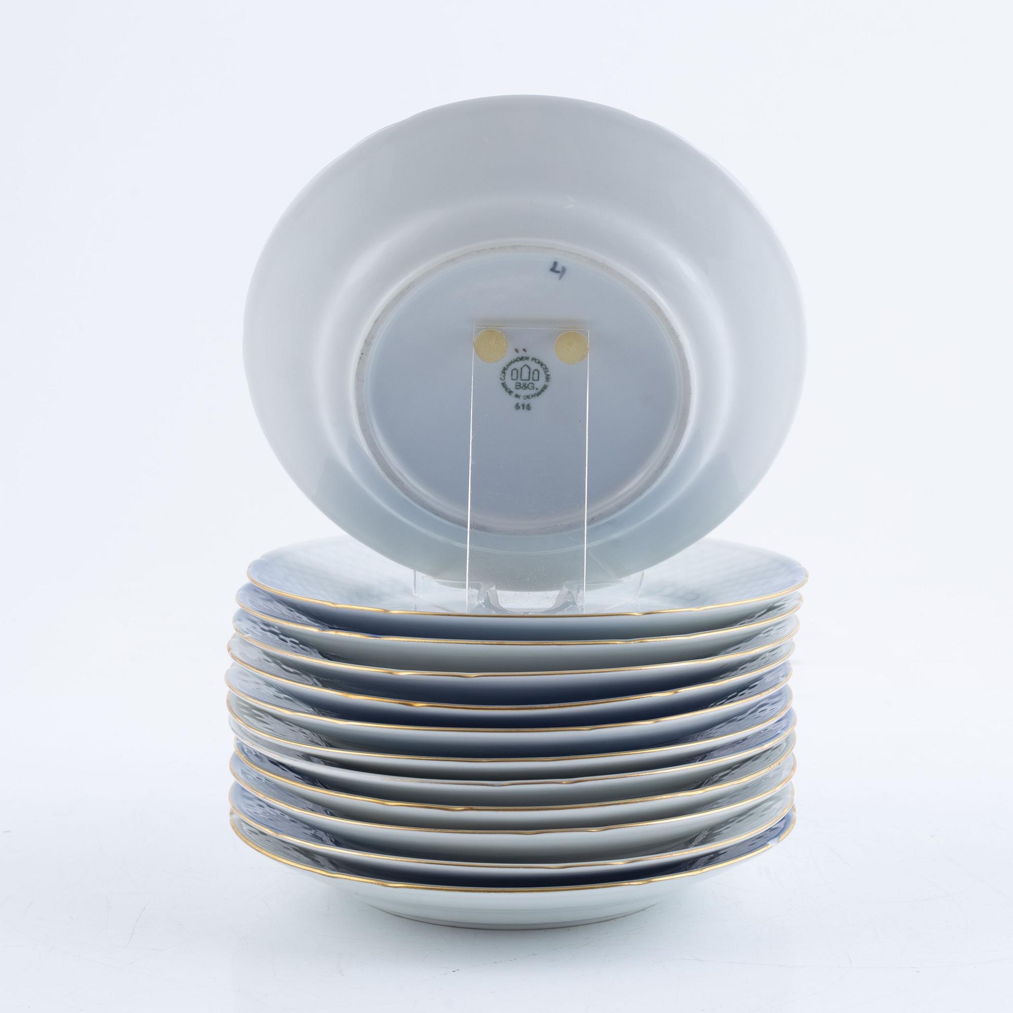 Mat-och kaffeservis, 79 delar, "Måsen" ,Bing & Grøndahl, .