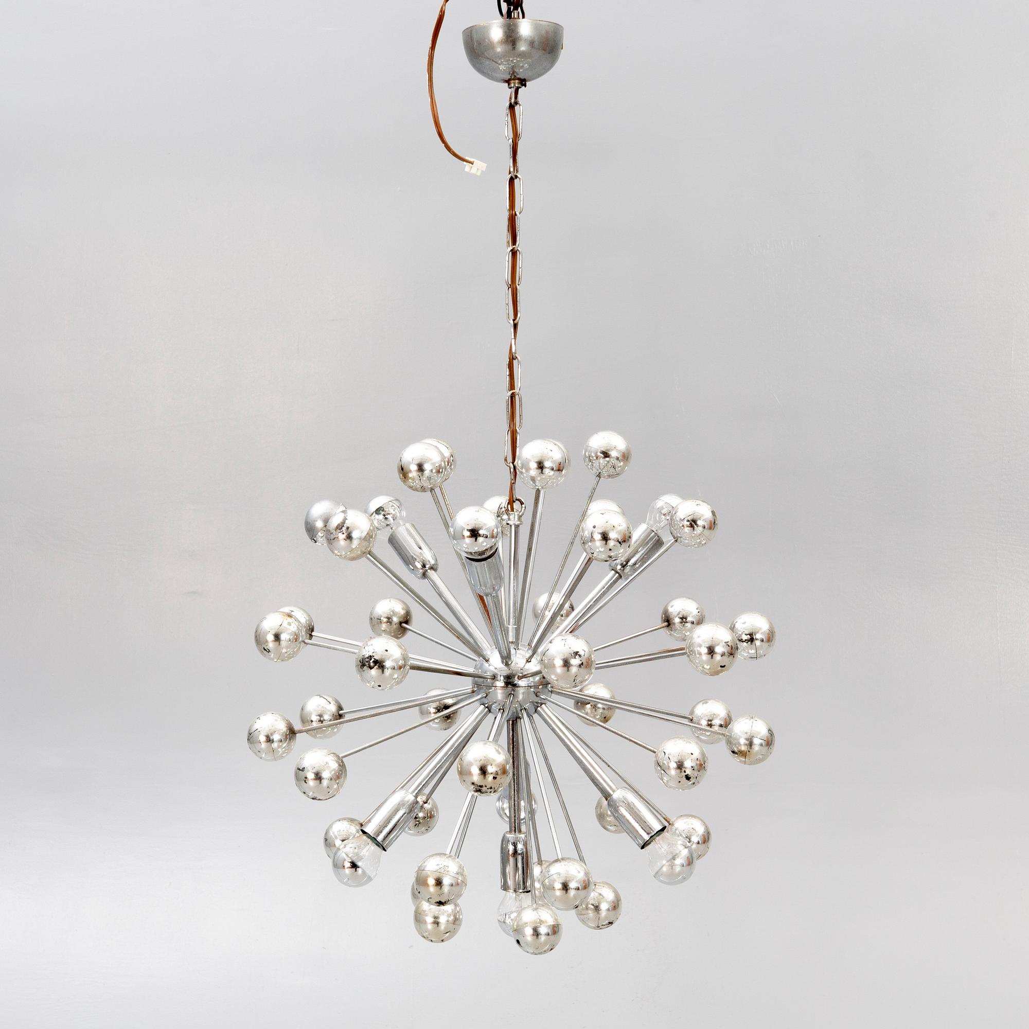 A Paul de Haan ceiling pendant alter part of the 20th century.