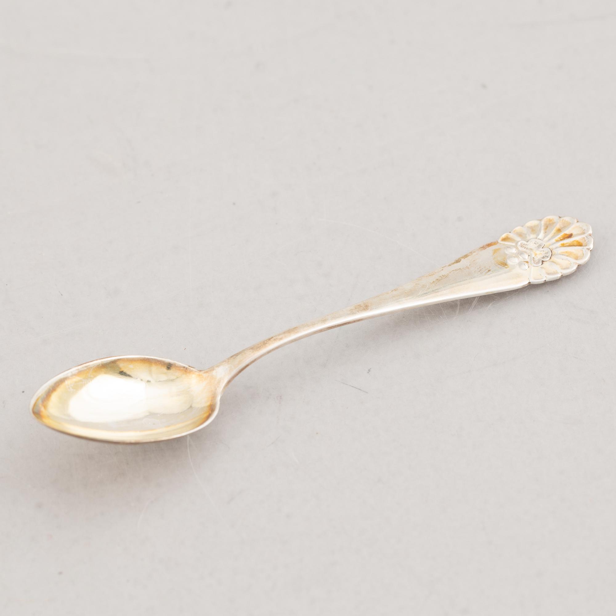 Silver Coffee and Mocha Spoons (24 pieces).