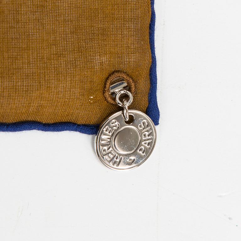 Hermès, A cotton scarf.