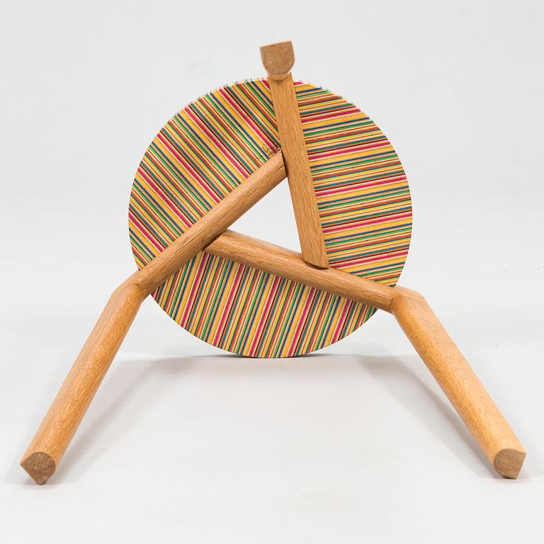 ALEKSI PUUSTINEN, Stool, signed and numbered.