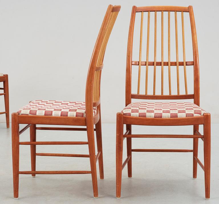 STOLAR, 4 st, "Napoli B", AB Westbergs Möbelfabrik, 1900-talets andra hälft.