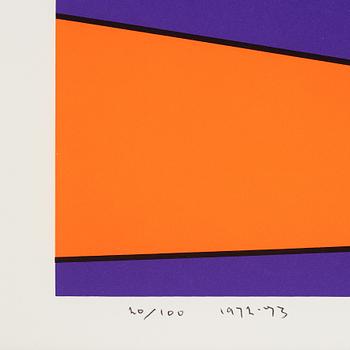 OLLE BAERTLING, silkscreen in colour, signed and numbered 20/100.