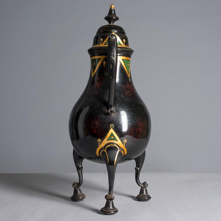 SAMOVAR, tenn, empir, 1800-talets början.