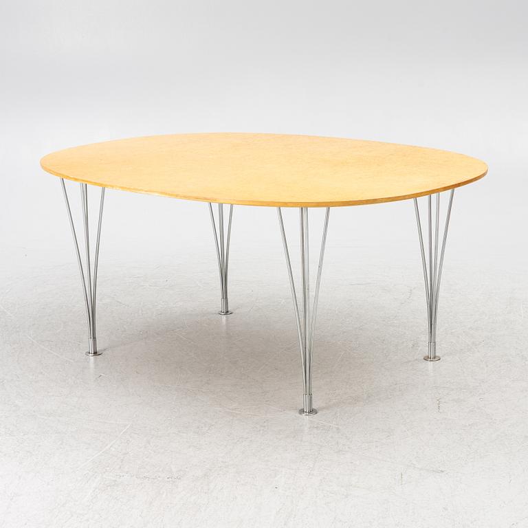 Bruno Mathsson & Piet Hein, dining table, "Superellipse", Fritz Hansen.