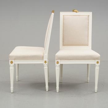 STOLAR, 4 st, Gustaviansk stil, 1910-/20-tal.