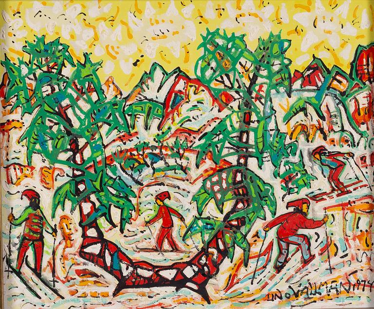 Uno Vallman, I skidspåret.