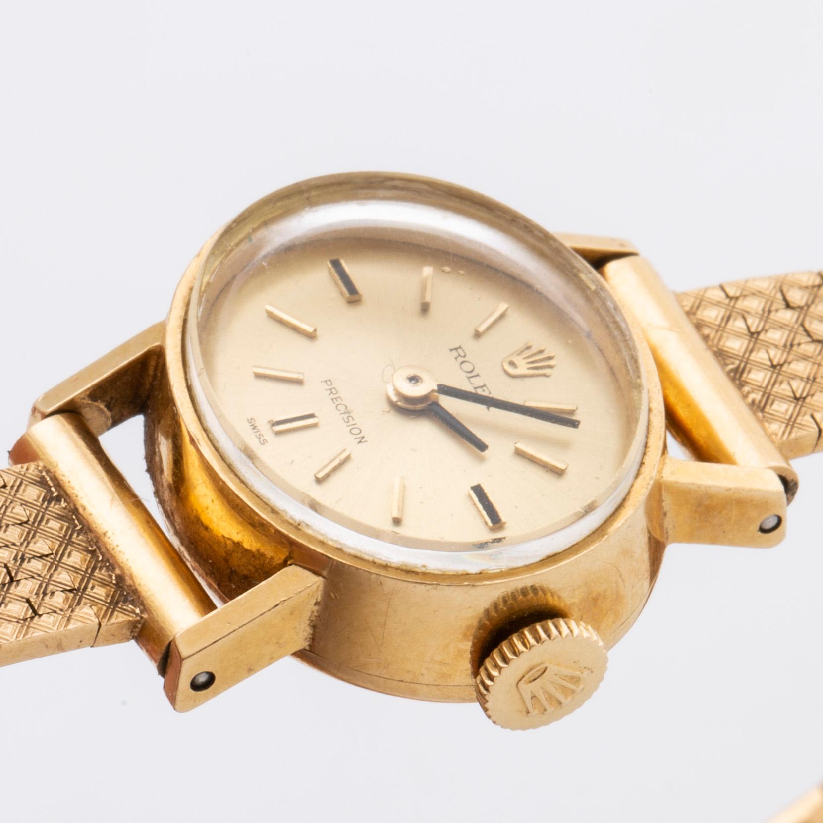 ROLEX, Precision, armbandsur, 18 mm.