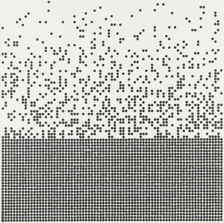 Pentti Tulla, serigrafia, signeerattu ja päivätty 1986.