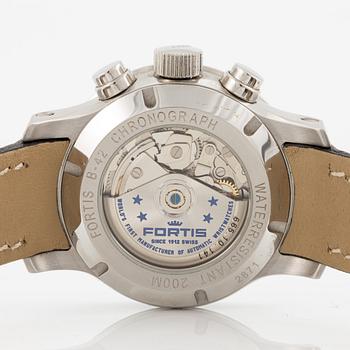 Fortis, B-42, Stratoliner, armbandsur, kronograf, 42 mm.