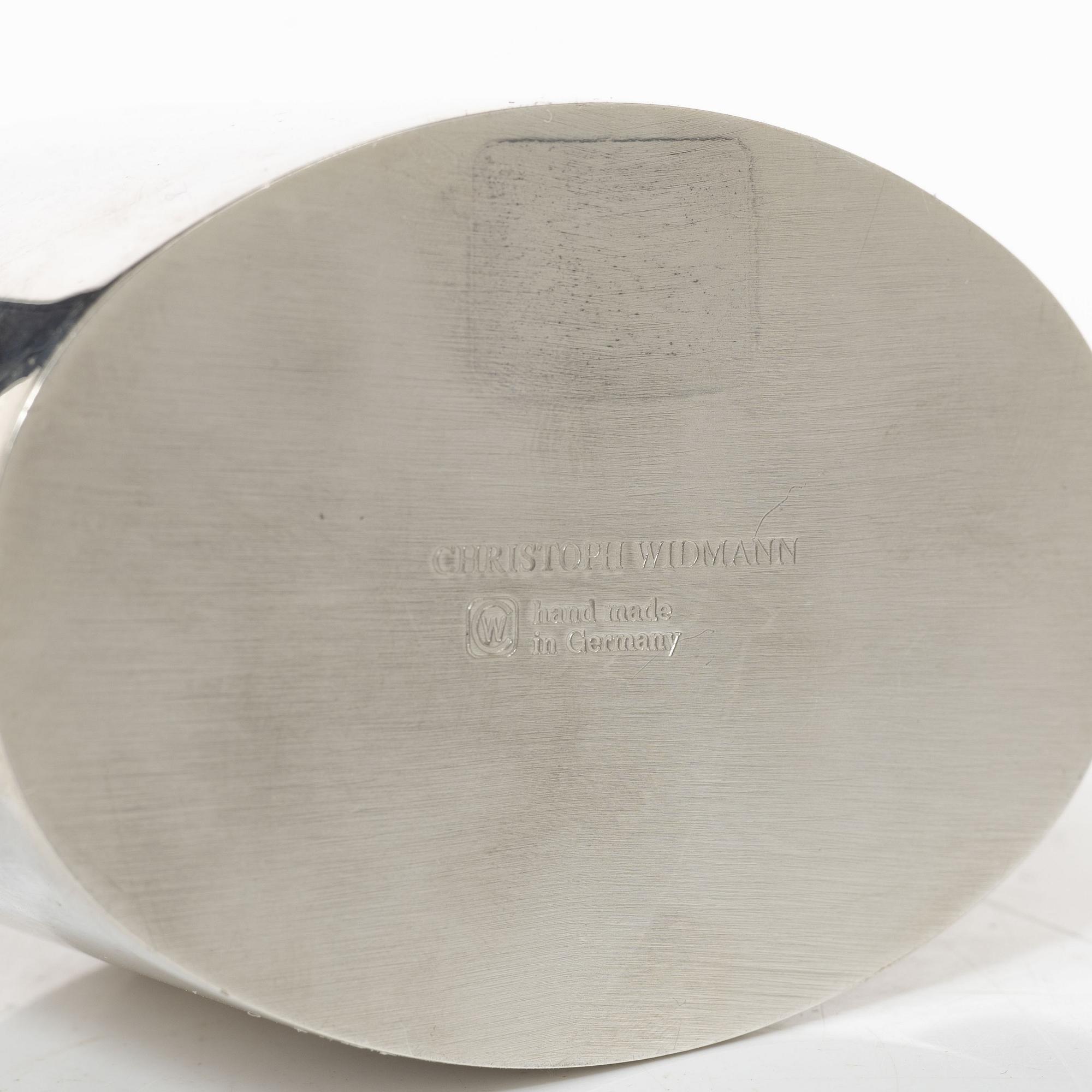 Christoph Widmann, kaffekanna och gräddkanna, nysilver, Tyskland.