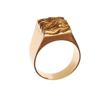 621. A Björn Weckström 18k gold ring, Lapponia Finland.