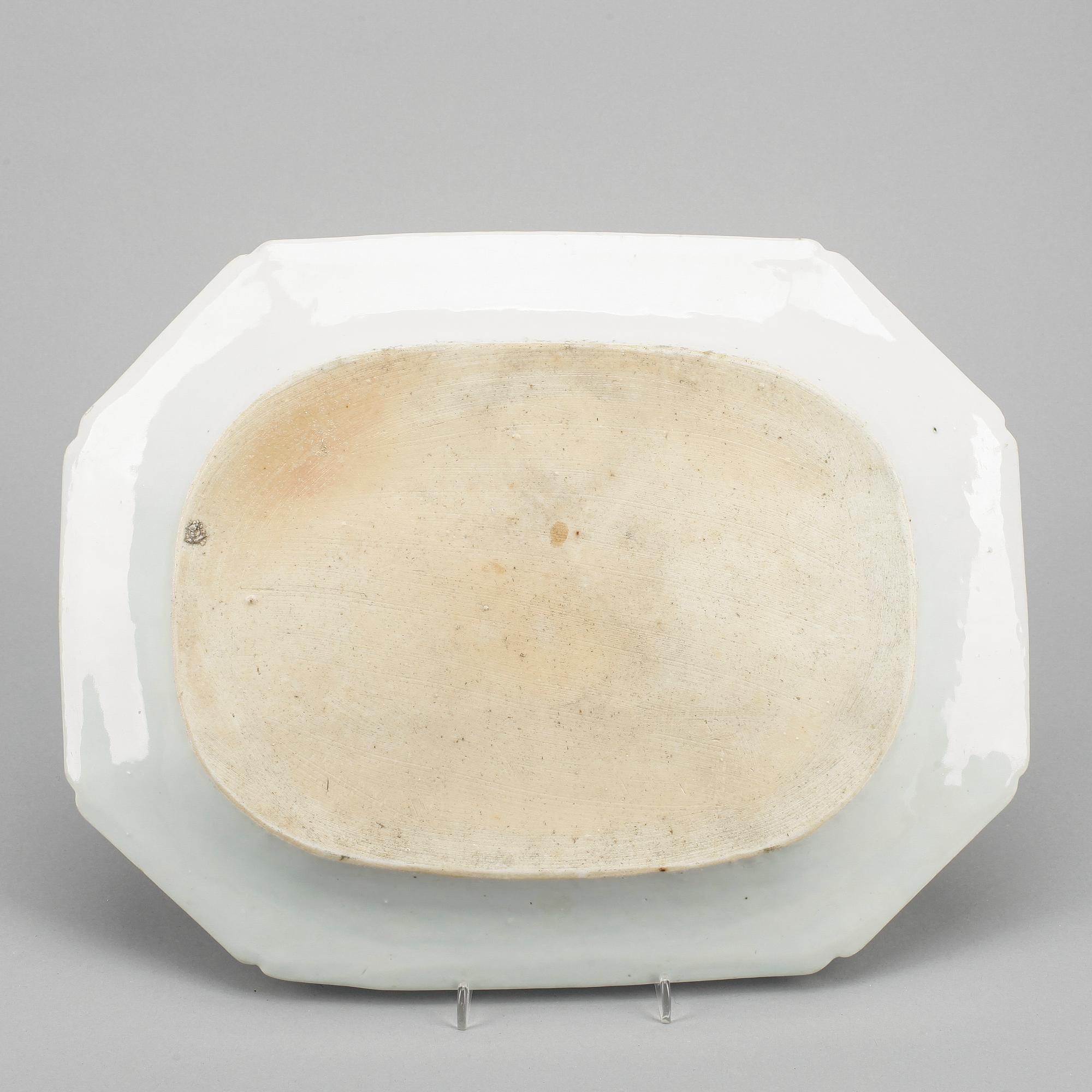 STEKFAT, porslin, Qing dynastin, Qianlong (1736-95).