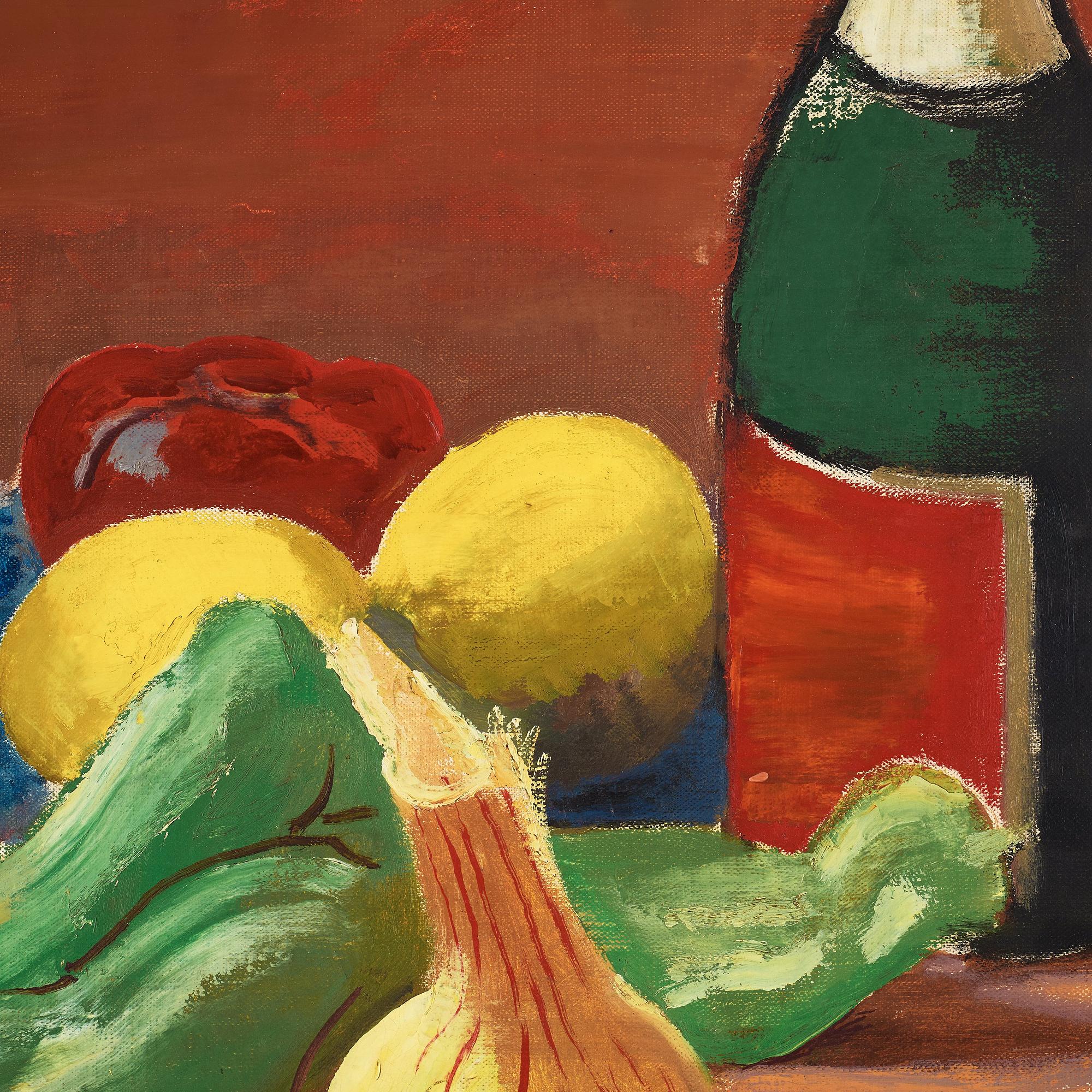 Isaac Grünewald, "Frukter och butelj".