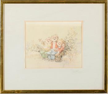 ROBERT HÖGFELDT, blandteknik, signerad.