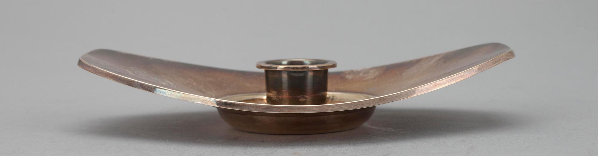 LJUSSTAKE, silver, Bertel Gardberg, Kultakeskus, Tavastehus, 1958. Vikt 75,5.