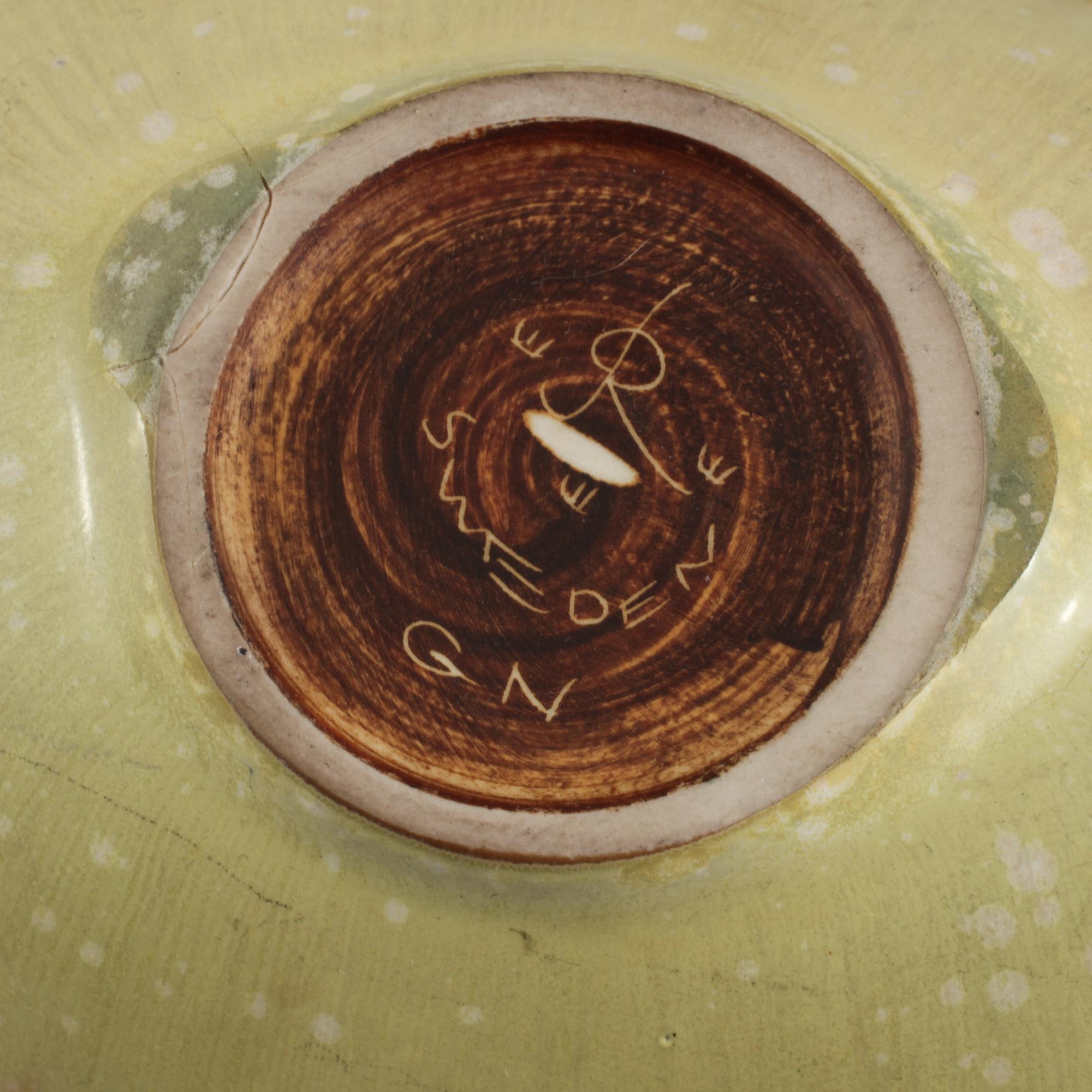 FAT samt KANNOR, 3 st, stengods, Gunnar Nylund, Rörstrand.