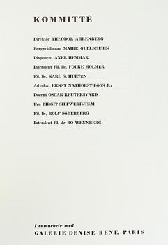 BOK, "Konkret Realism, Baertling, Jacobsen, Mortensen", Åke Nyblom & Co Boktryckeri AB, Stockholm, 1956.