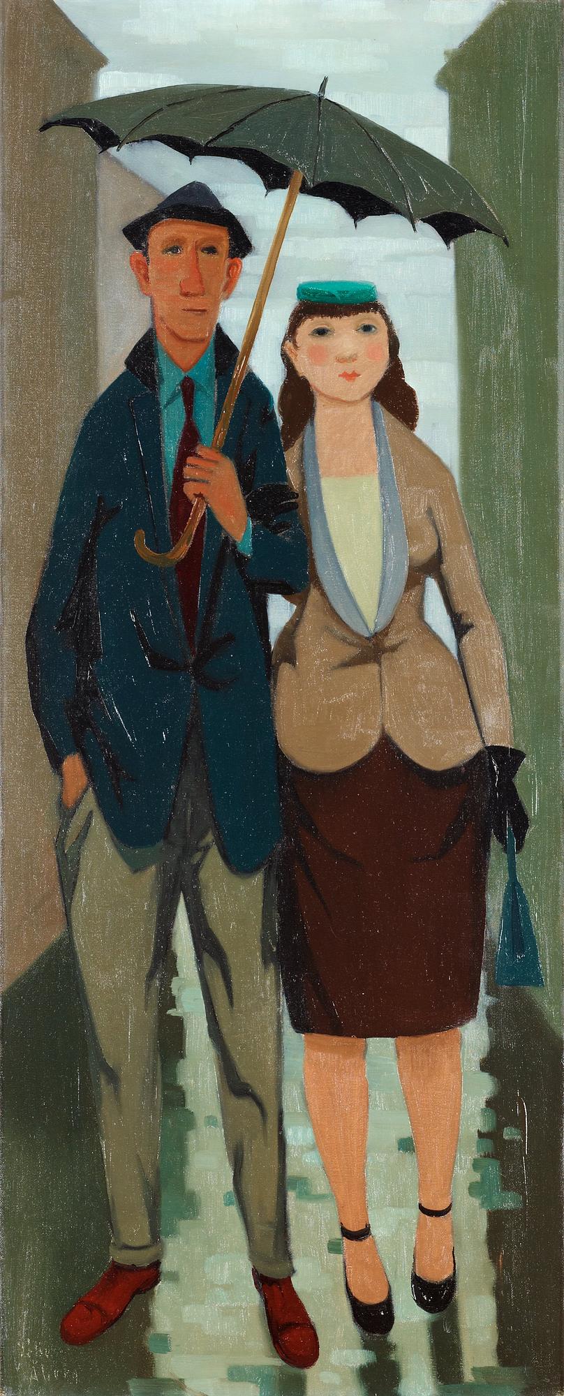 Pelle Åberg, Couple on a walk.