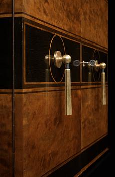 Otto Schulz, a pair of Swedish Grace cabinets for Boet, Gothenburg 1930's.
