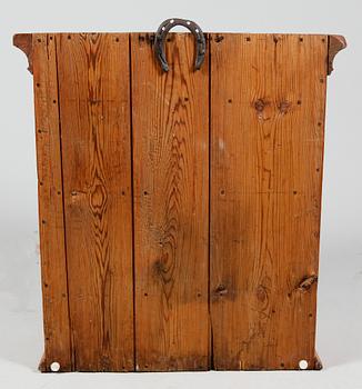 HÄNGSKÅP/ÖVERSKÅP, allmoge, 1800-tal.
