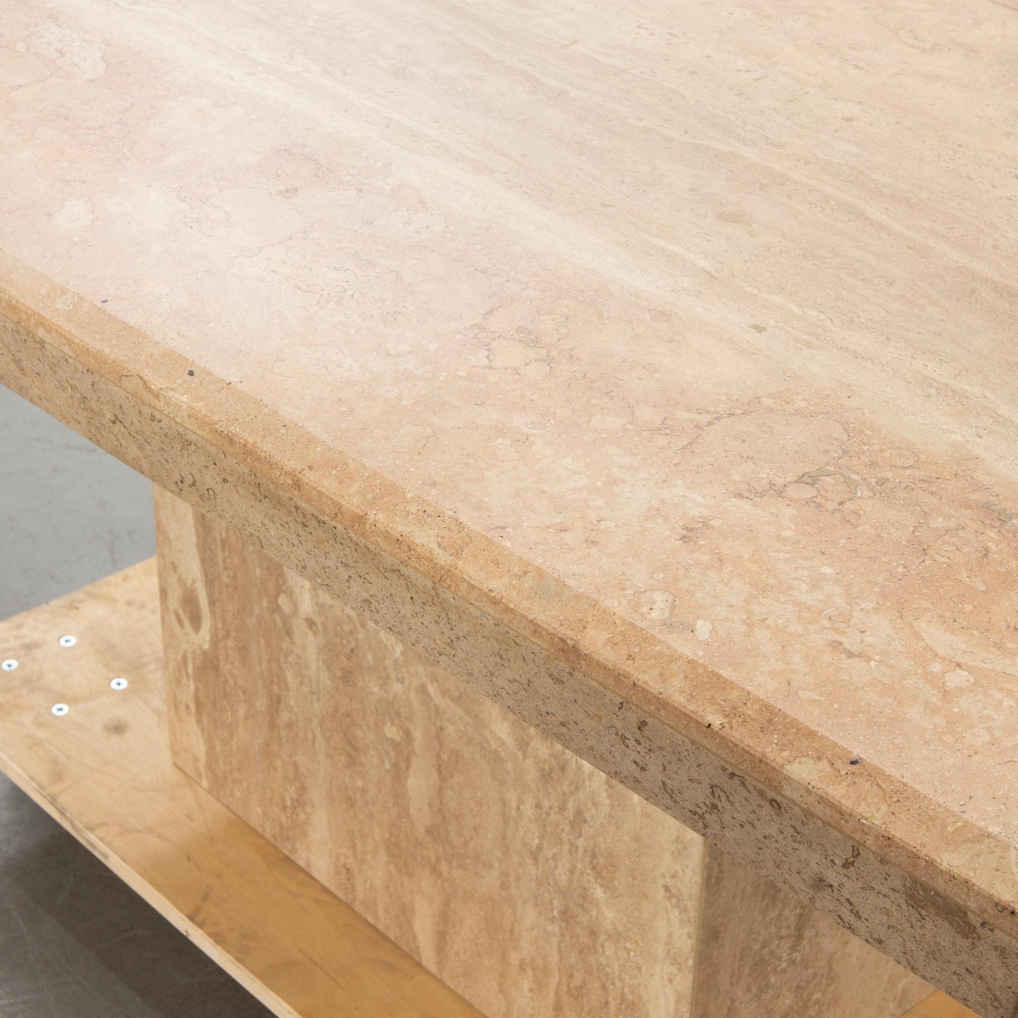 MATBORD travertin Italien 1970-80-tal.